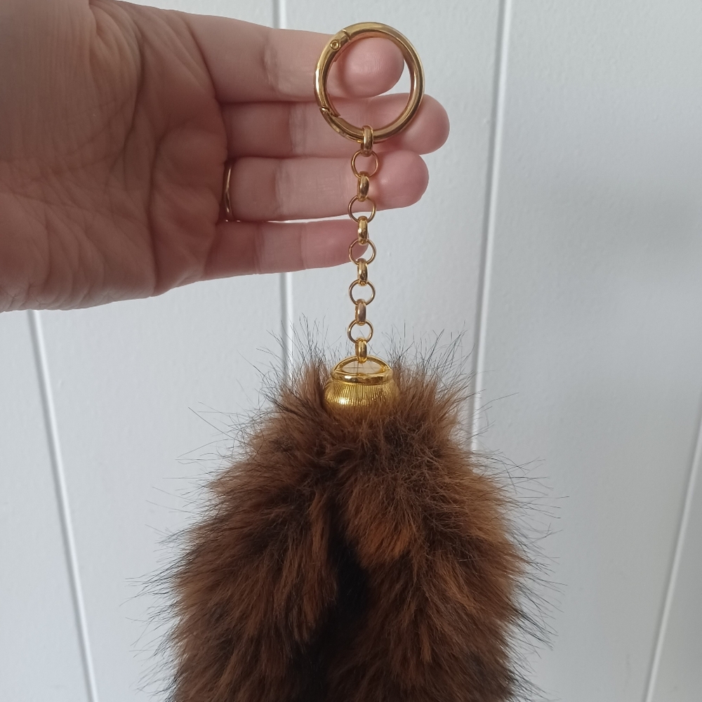 Large Fuzzy Bag Charm - Picture 3 of 6